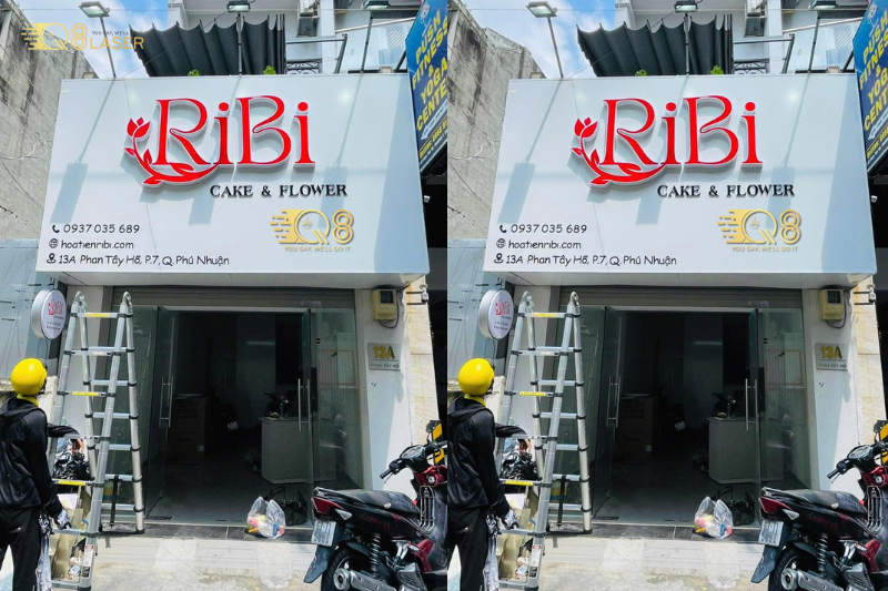 Bảng hiệu mica phù hợp cửa hàng nhỏ