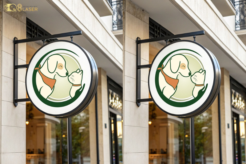 Bảng hiệu thú cưng dễ thương