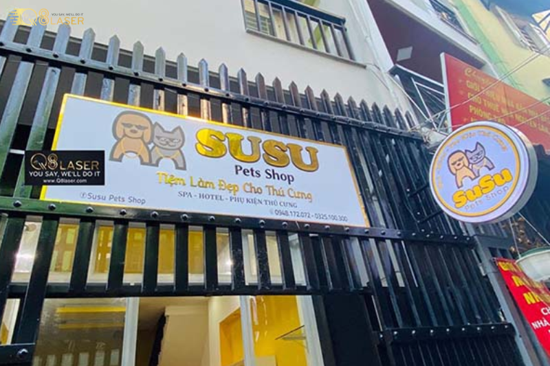 Bảng hiệu pet shop đẹp dễ nhìn