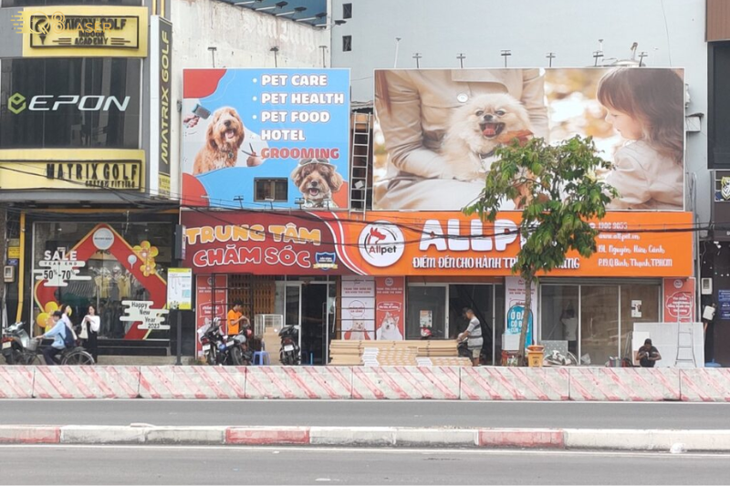 Bảng hiệu pet shop đẹp hiện đại