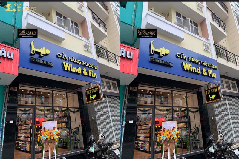 Bảng hiệu pet shop đẹp tinh tế