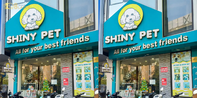 Bảng hiệu pet shop hiện đại