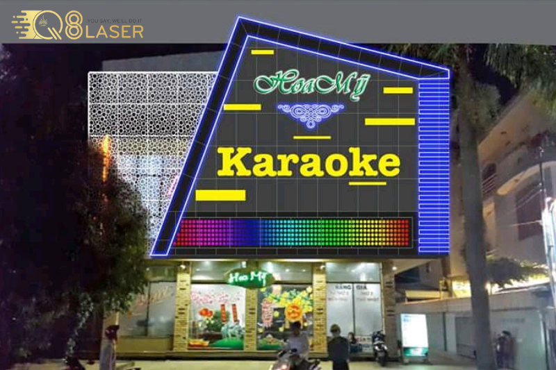 Bảng hiệu quán karaoke đẹp giúp tăng nhận diện thương hiệu