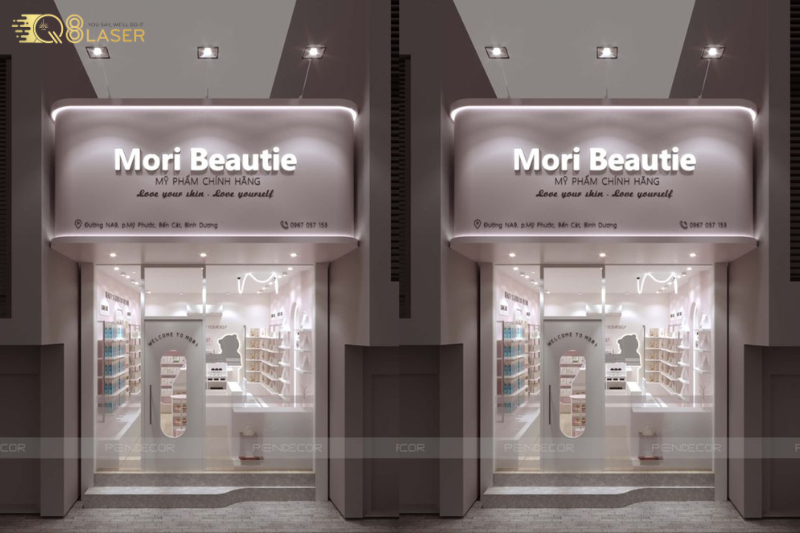 Bảng hiệu shop mỹ phẩm