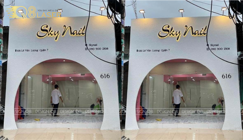 Bảng hiệu tấm cemboard dễ thi công, tuổi thọ lâu dài