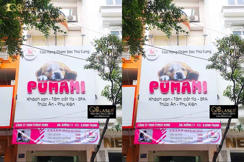 Bảng hiệu thú cưng bắt mắt