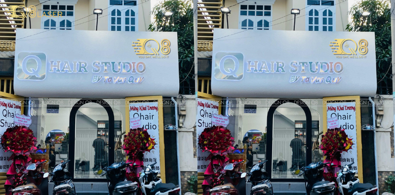 Bảng hiệu tóc đẹp nâng tầm hình ảnh tiệm