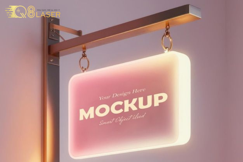 Bảng hiệu vẫy nổi bật mặt tiền