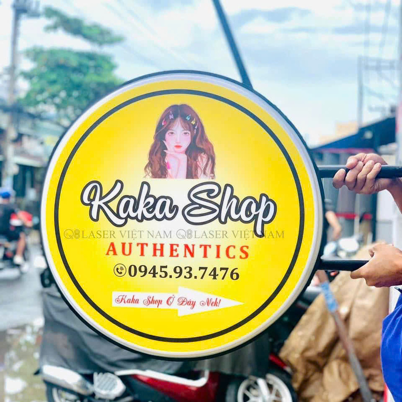 Bảng vẫy tròn thiết kế gọn nhẹ, chắc chắn