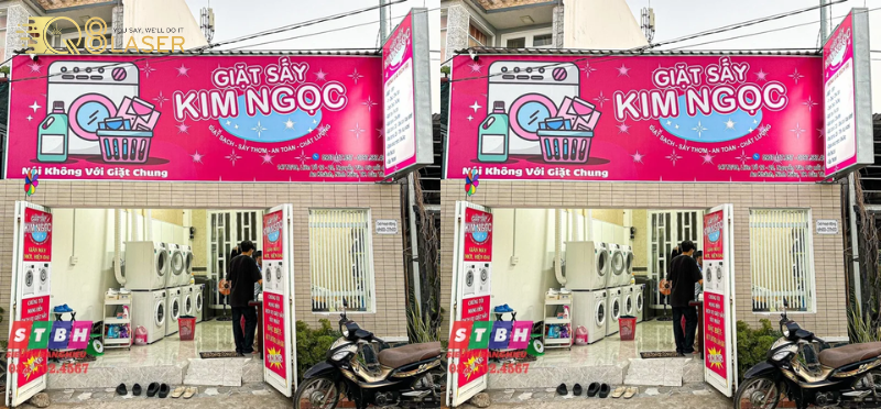 Biển giặt là thiết kế hiện đại