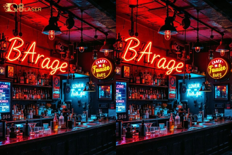 Biển hiệu led hiện đại, phù hợp nhiều không gian