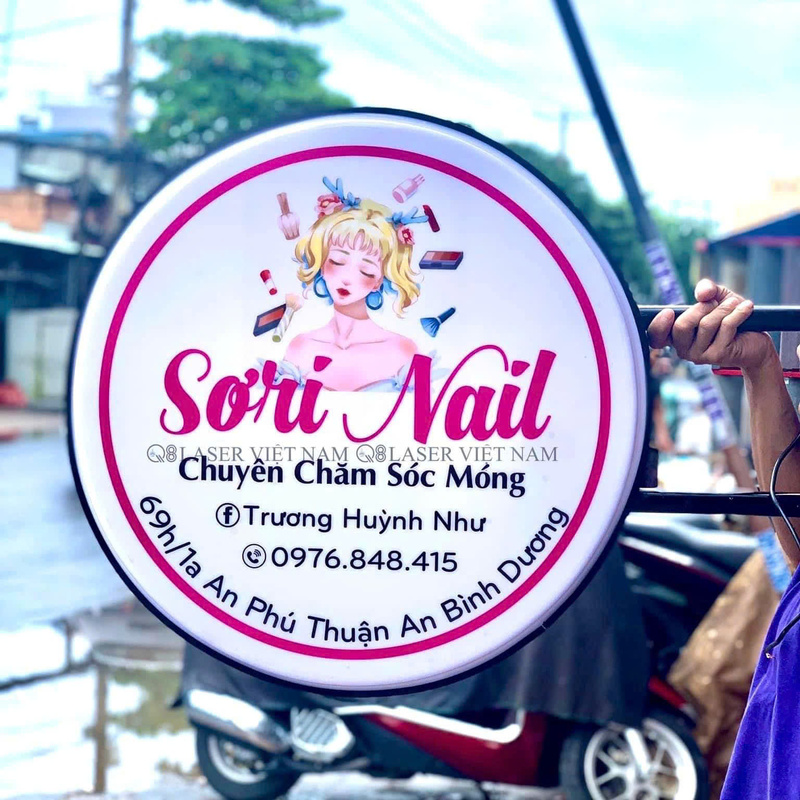 Biển hiệu tròn phù hợp nhiều không gianBiển hiệu tròn phù hợp nhiều không gian