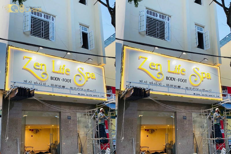 Biển massage đẹp, dễ nhận diện