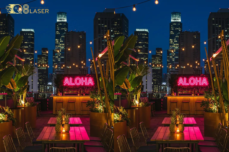 Biển quảng cáo led chạy chữ nổi bật mặt tiền