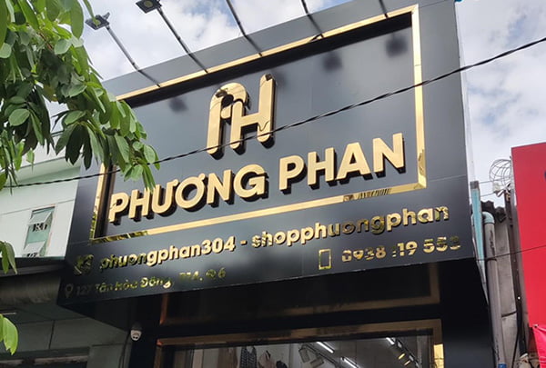 biển vẫy mỹ phẩm