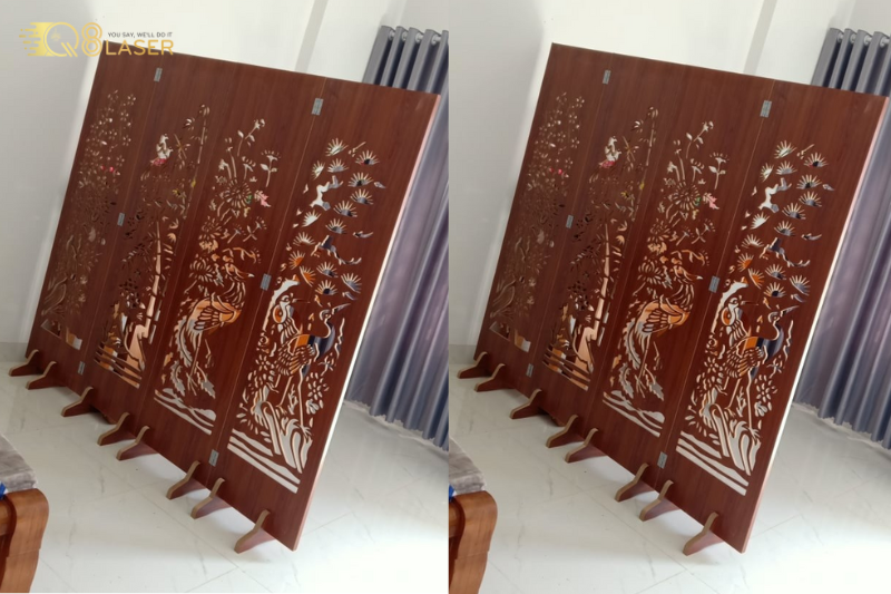 Cắt gỗ MDF làm mô hình decor sự kiện độc đáo