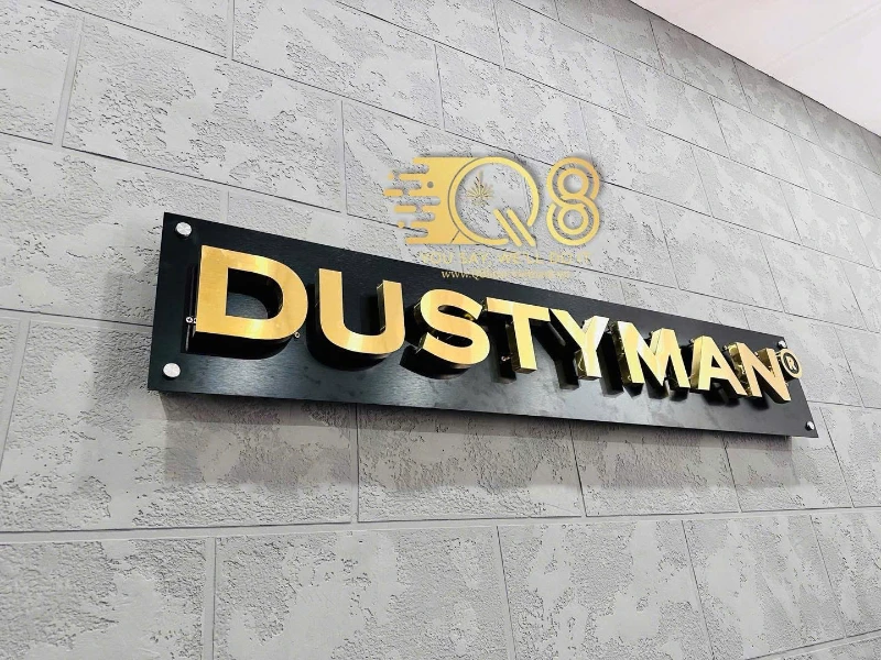 Bảng Hiệu Dustyman Classic – Dự Án Q8 Laser