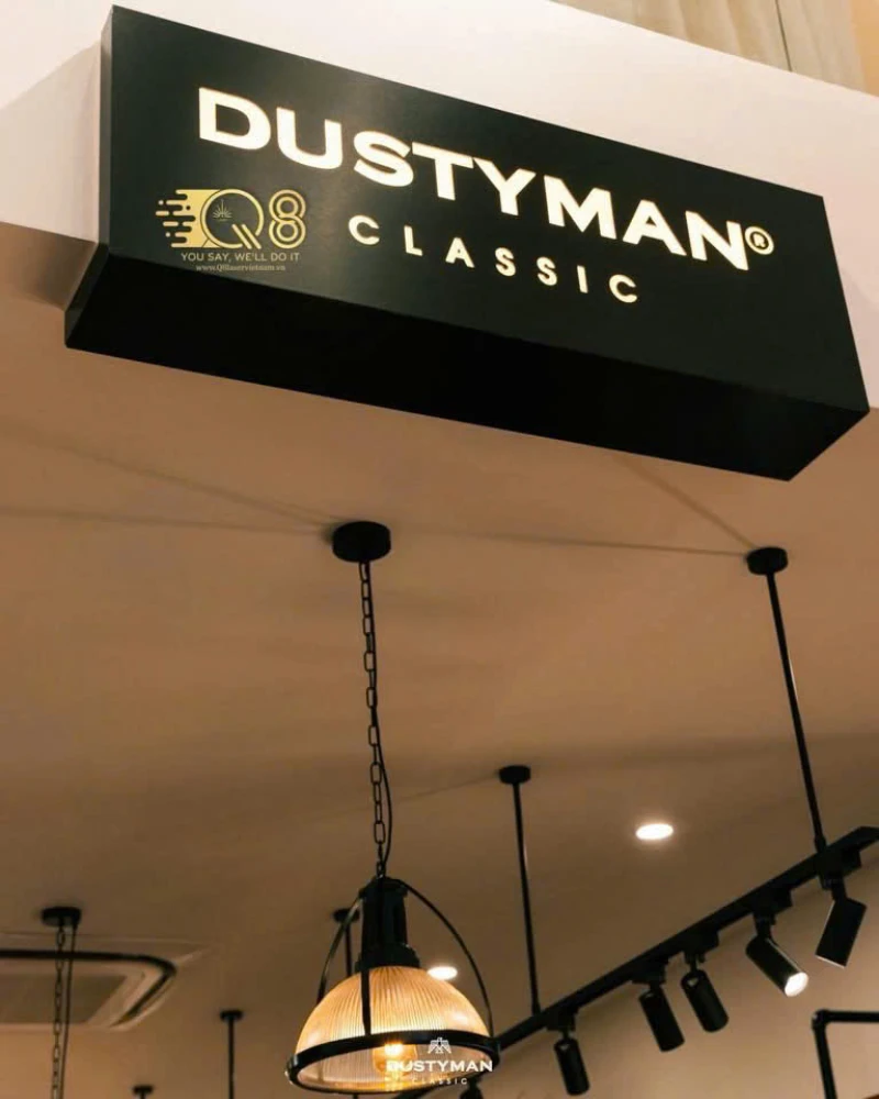 Bảng Hiệu Dustyman Classic – Dự Án Q8 Laser
