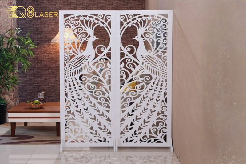 Formex cắt trang trí shop thời trang hiện đại