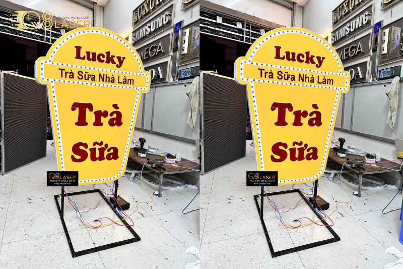 Hộp đèn led siêu mỏng lắp đặt nhanh