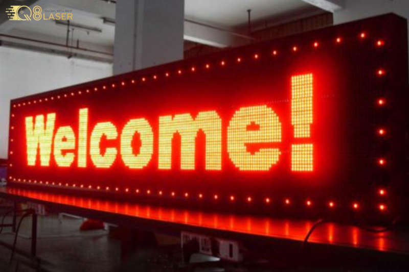 Mẫu bảng hiệu đèn led đẹp, dễ thi công lắp đặt