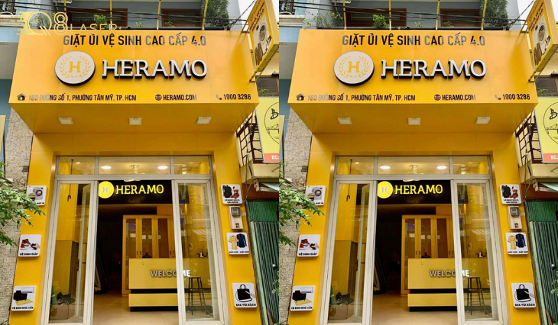 Mẫu bảng hiệu giặt sấy mới