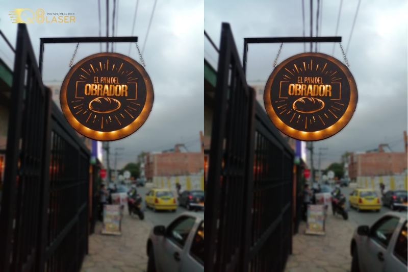 Mẫu bảng hiệu retro nổi bật, tạo dấu ấn riêng cho không gian quán