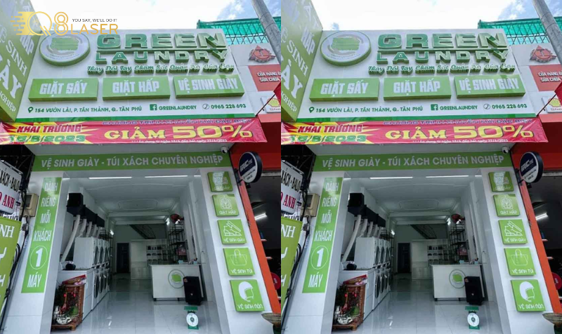 Mẫu biển giặt là đẹp tinh tế