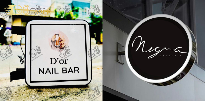 Mẫu biển vẫy quảng cáo đẹp hiện đại