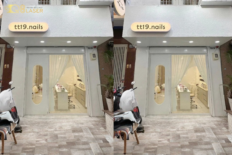 Một số lưu ý khi thiết kế bảng hiệu nail, bảng hiệu nail đứng