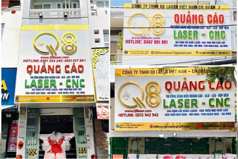 Q8 Laser Việt Nam – Đơn vị cắt mica lấy liền Quận Bình Tân uy tín, chất lượng