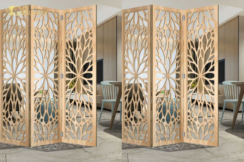 Sản phẩm cắt gỗ MDF dùng cho đồ nội thất phong cách tối giản