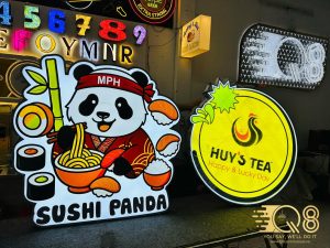 Thi công bảng hiệu hộp đèn nhanh gọn chuyên nghiệp