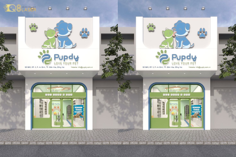 Thiết kế bảng hiệu pet shop sáng tạo