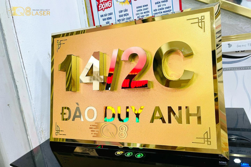 Ưu điểm vượt trội bảng hiệu inox ăn mòn