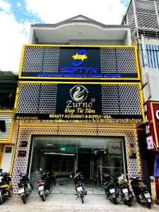 Biển hiệu mặt tiền SOFTYN & ZURNO – Thi công Q8 Laser Việt Nam