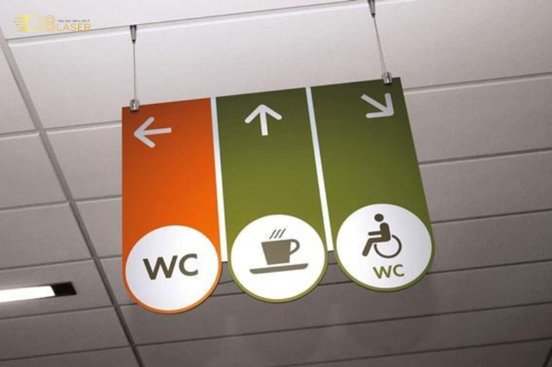 Bảng biển chỉ dẫn bền đẹp, sử dụng lâu dài trong nhà và ngoài trời