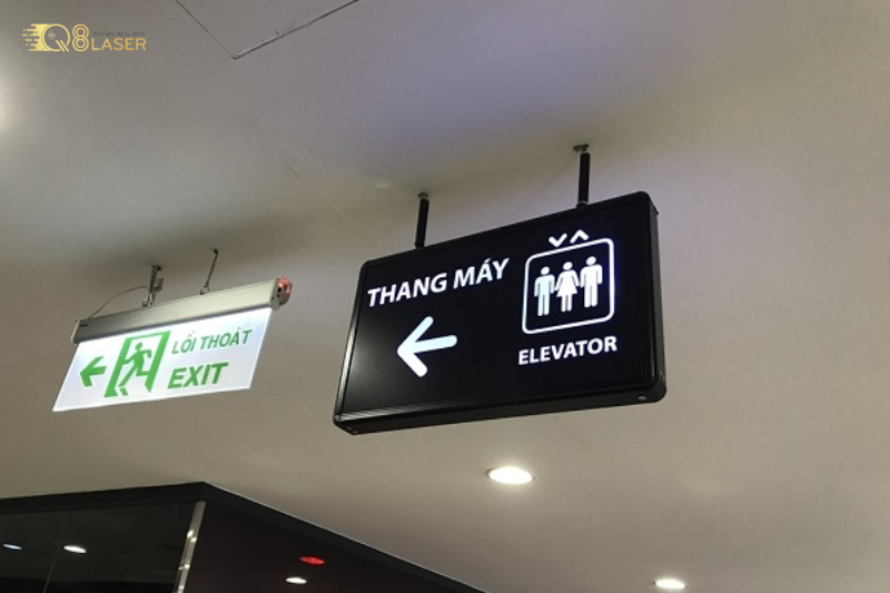 Bảng chỉ dẫn tinh tế, dễ nhìn cho mọi không gian sử dụng