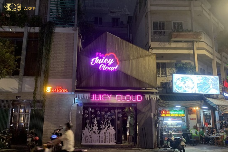 Bảng đèn neon trang trí quán