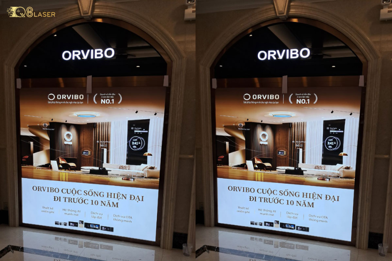 Bảng điện tử quảng cáo nổi bật ban đêm