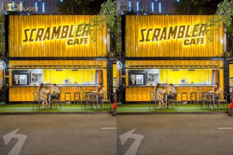 Bảng hiệu bằng tôn sóng chống gỉ, bền màu