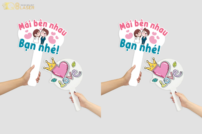 Bảng hiệu cầm tay gọn nhẹ, dễ sử dụng