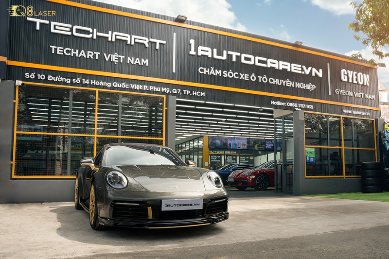 Bảng hiệu chăm sóc xe hiện đại