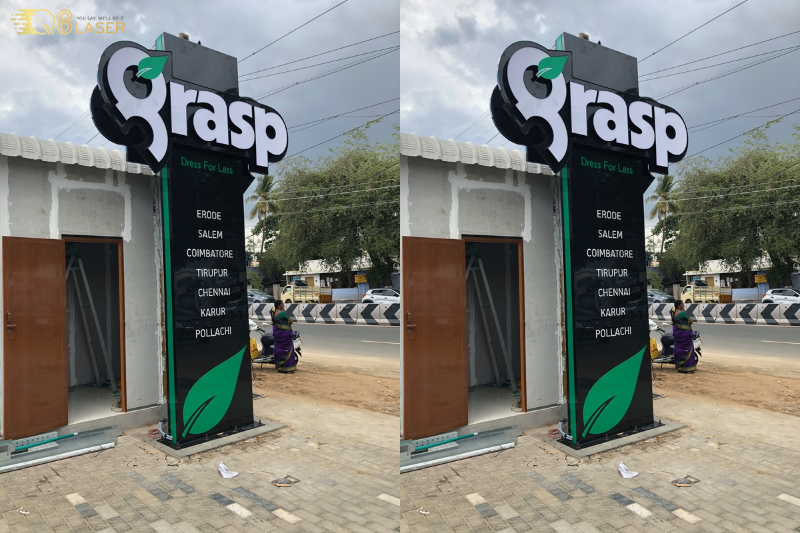 Bảng hiệu chân đứng chắc chắn, bền bỉ