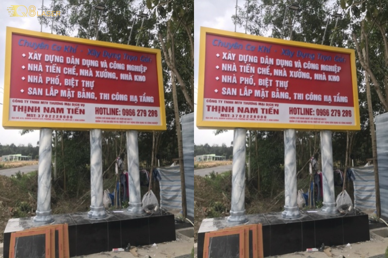 Bảng hiệu cơ khí giúp tăng độ nhận diện