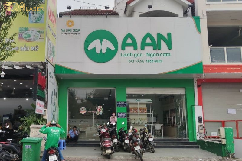 Bảng hiệu đại lý gạo thiết kế chuyên nghiệp