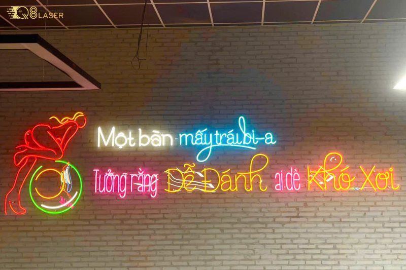 Bảng hiệu đèn LED neon bền đẹp