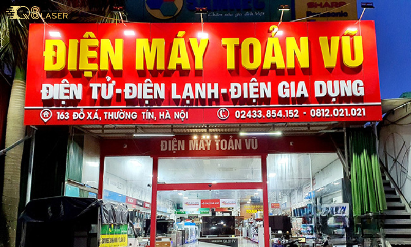 Bảng hiệu điện nước đẹp cho cửa hàng