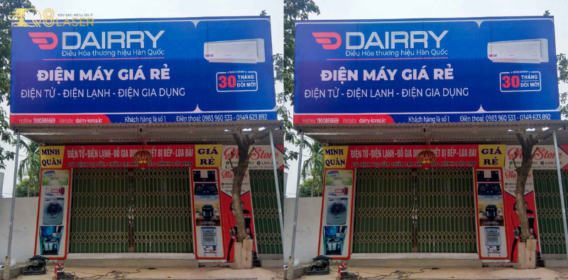 Bảng hiệu điện nước phù hợp mọi khu dân cư