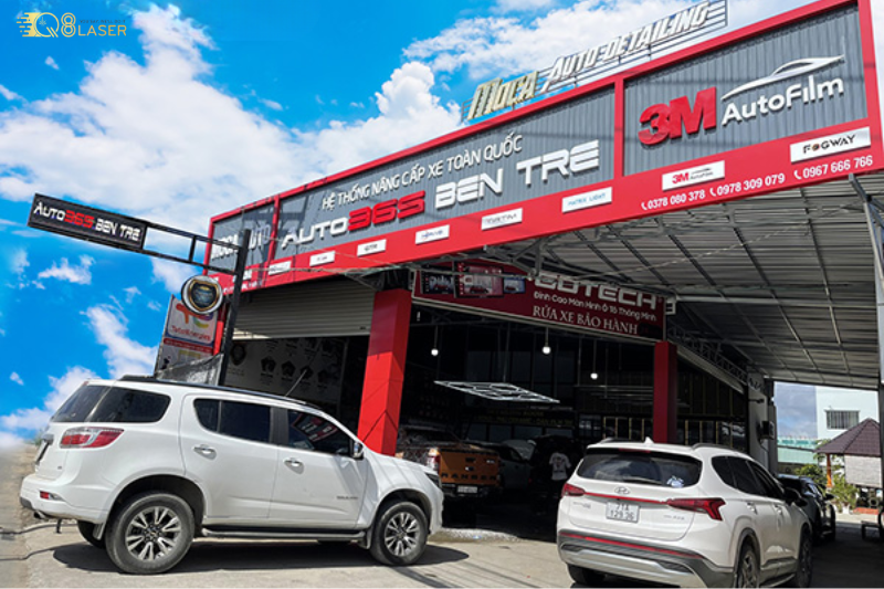 Bảng hiệu gara ô tô đẹp, thiết kế hiện đại